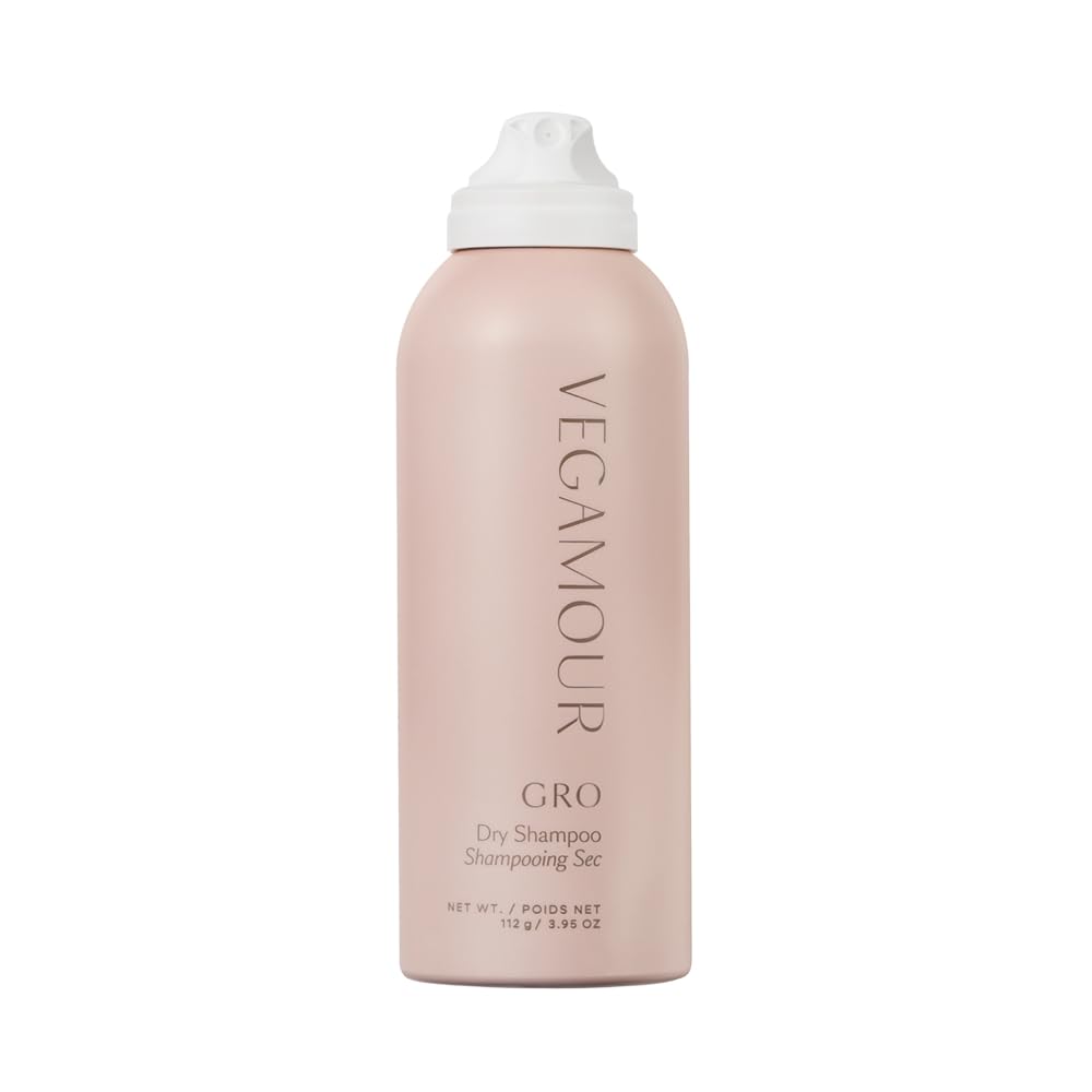 VEGAMOUR front packaging showing volumizing dry shampoo benefits