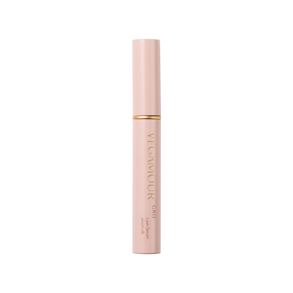 VEGAMOUR GRO front packaging showing compact 3 mL tube, clear product benefit