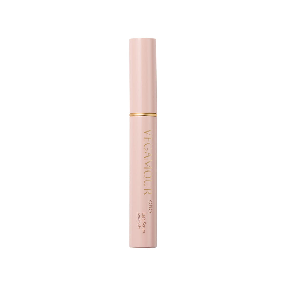 VEGAMOUR GRO front packaging showing compact 3 mL tube, clear product benefit
