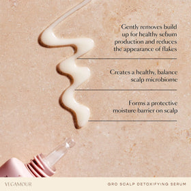 VEGAMOUR dropper with serum texture demonstrating smooth application benefit