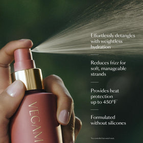 VEGAMOUR close-up of product texture highlighting non-greasy lightweight finish