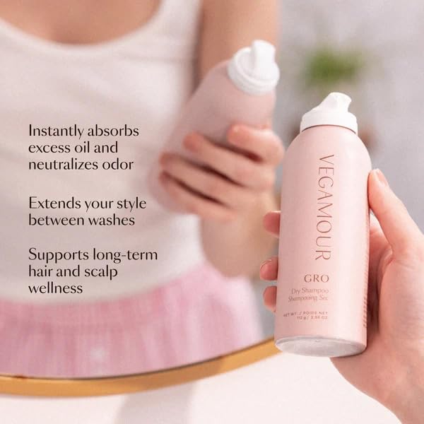 VEGAMOUR product label close-up highlighting plant-based ingredients