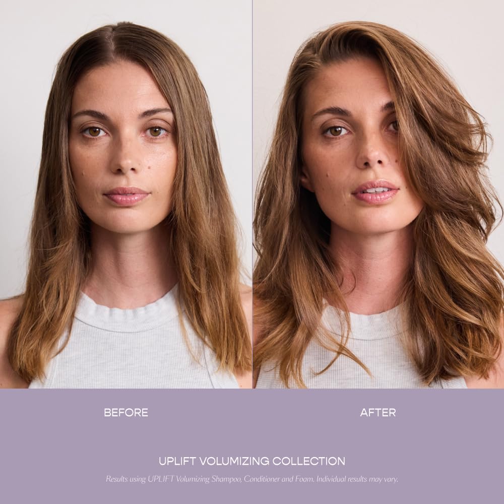 VEGAMOUR after-dry hair styled with visible volume and bounce