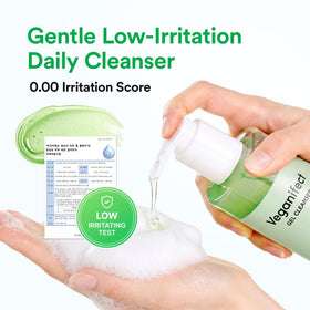 VEGANIFECT bottle on bathroom sink as part of morning routine benefit