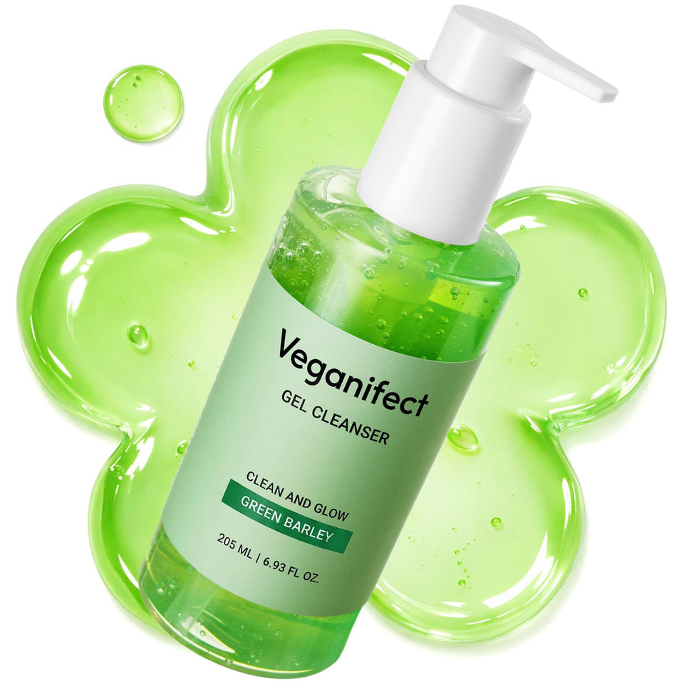 VEGANIFECT front packaging showing cleanser benefits and low‑pH formula
