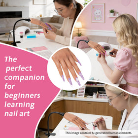 Veikmv mannequin hand in use while painting nail art for realistic training