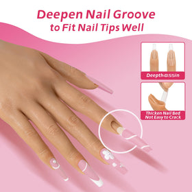 Veikmv hand in use with a nail brush demonstrating polishing control