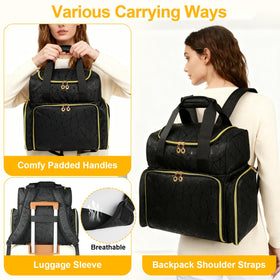 Veirdro padded shoulder straps and luggage strap for comfortable carrying and travel