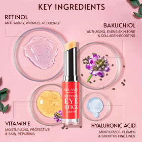 VELAMO ADVANCED applying caffeine stick under-eye for morning refresh