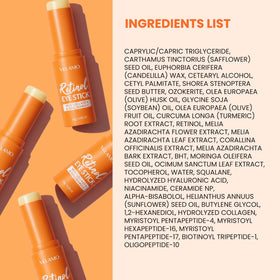VELAMO ADVANCED label close-up highlighting key actives and Korean formulation