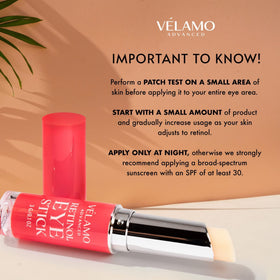 VELAMO ADVANCED label and directions view offering usage guidance benefit