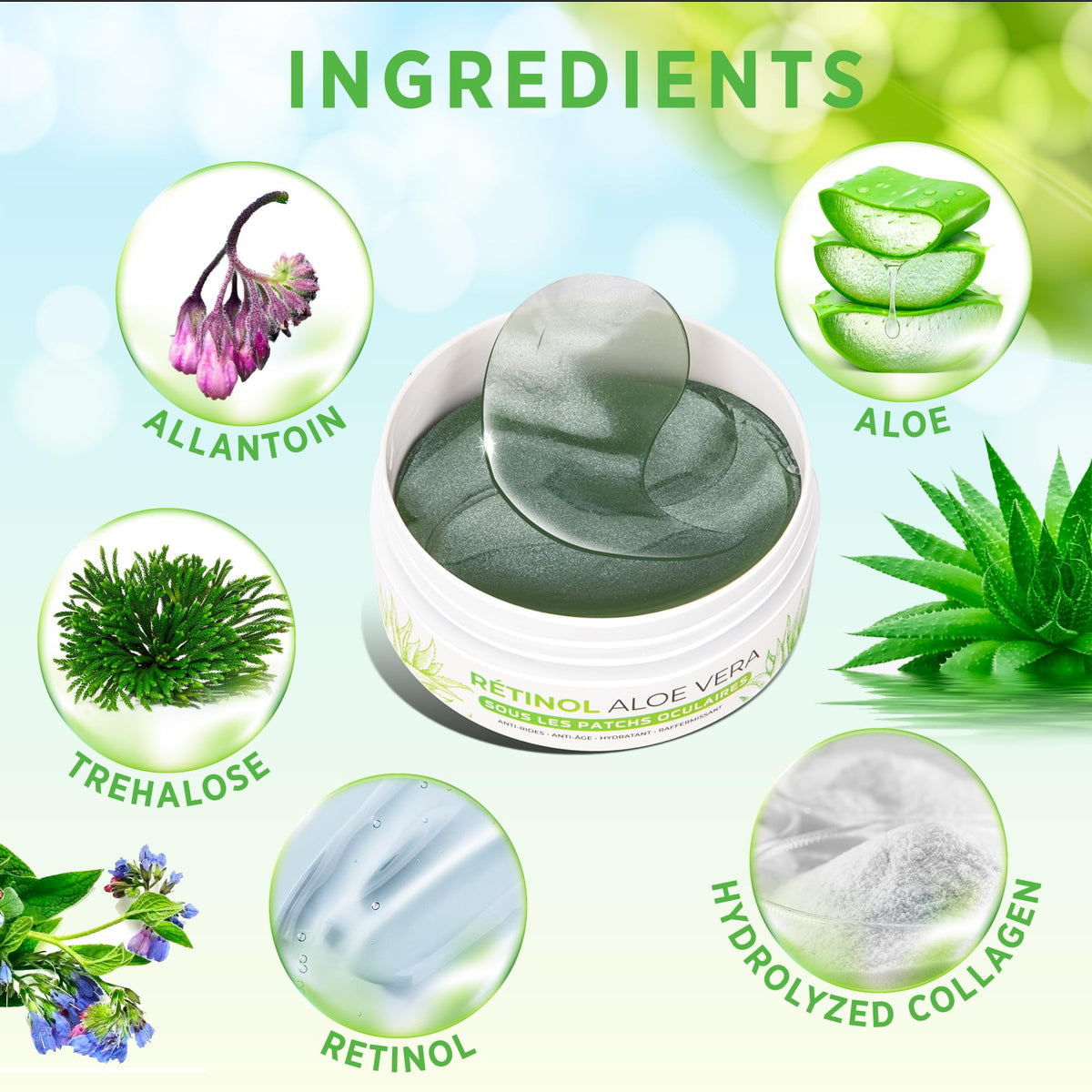 VELAMO ADVANCED gel texture detail showing hydrating formula benefit