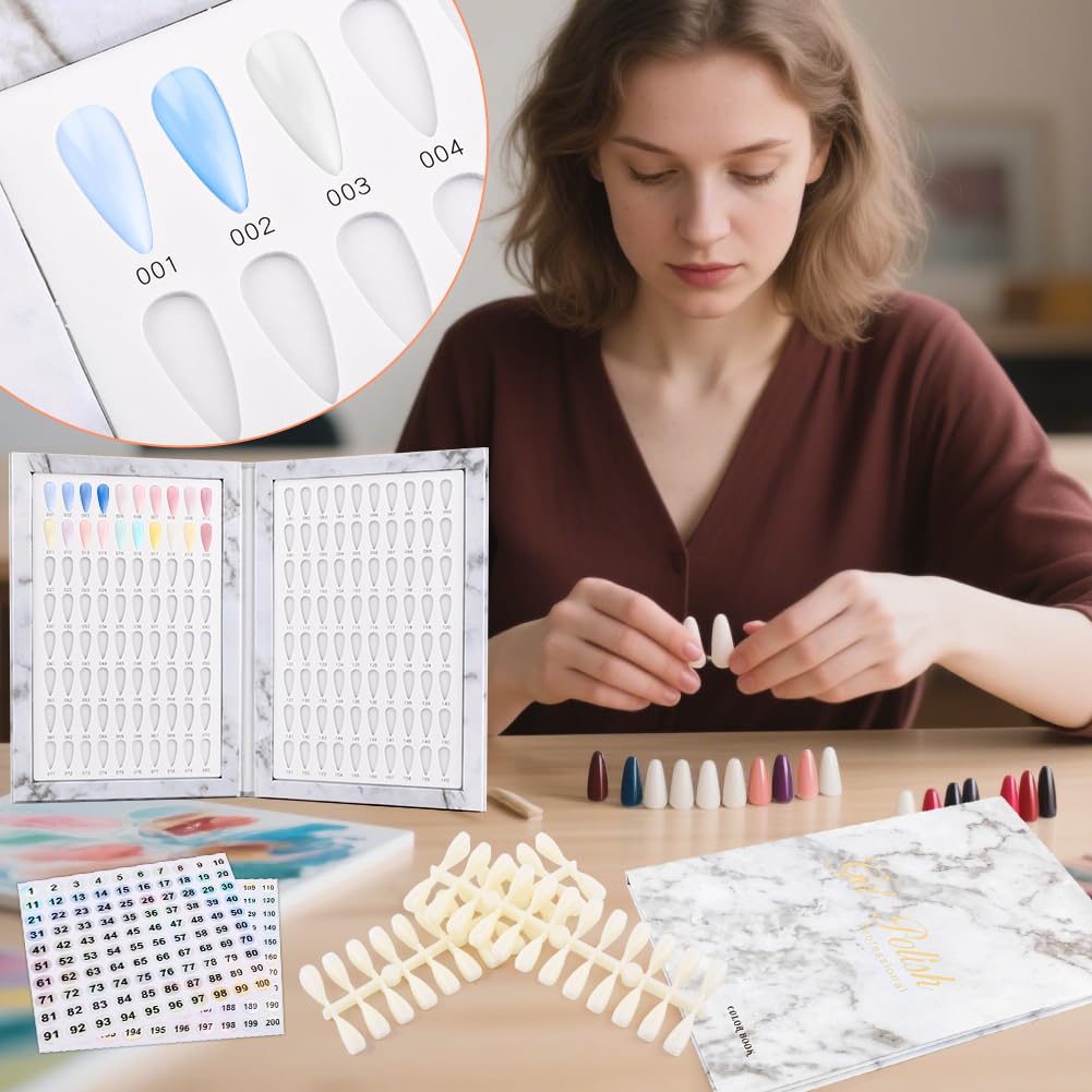 Velarionna number labels and tips organized for quick cataloging
