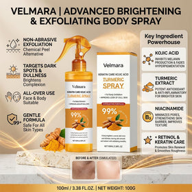 velmara application on face demonstrating gentle exfoliation before rinse