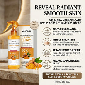 velmara texture mist droplets illustrating lightweight, non-greasy finish