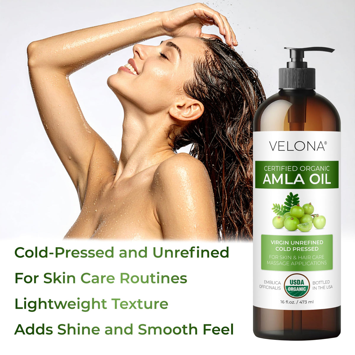 velona amla oil on fingernail cuticles showing conditioning and softening benefit
