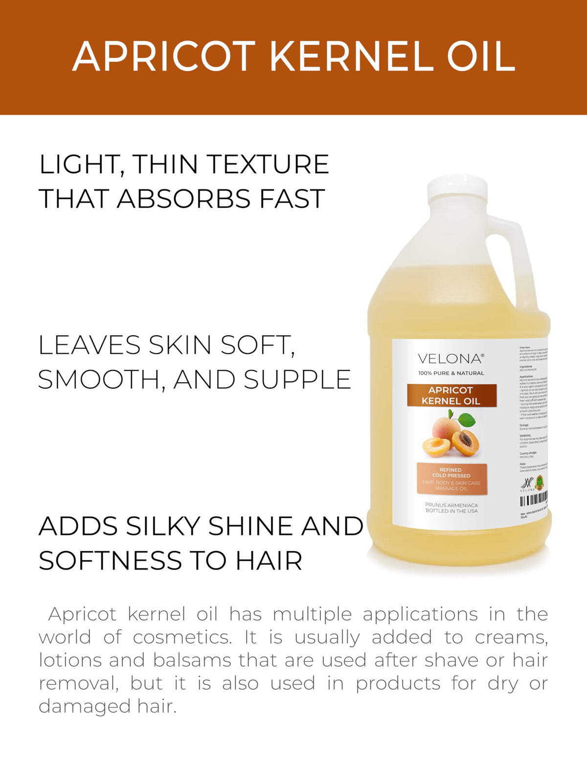 velona oil pour close-up showing smooth texture and quick absorption