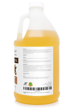 velona argan oil label close-up showing cold-pressed purity and ingredient clarity