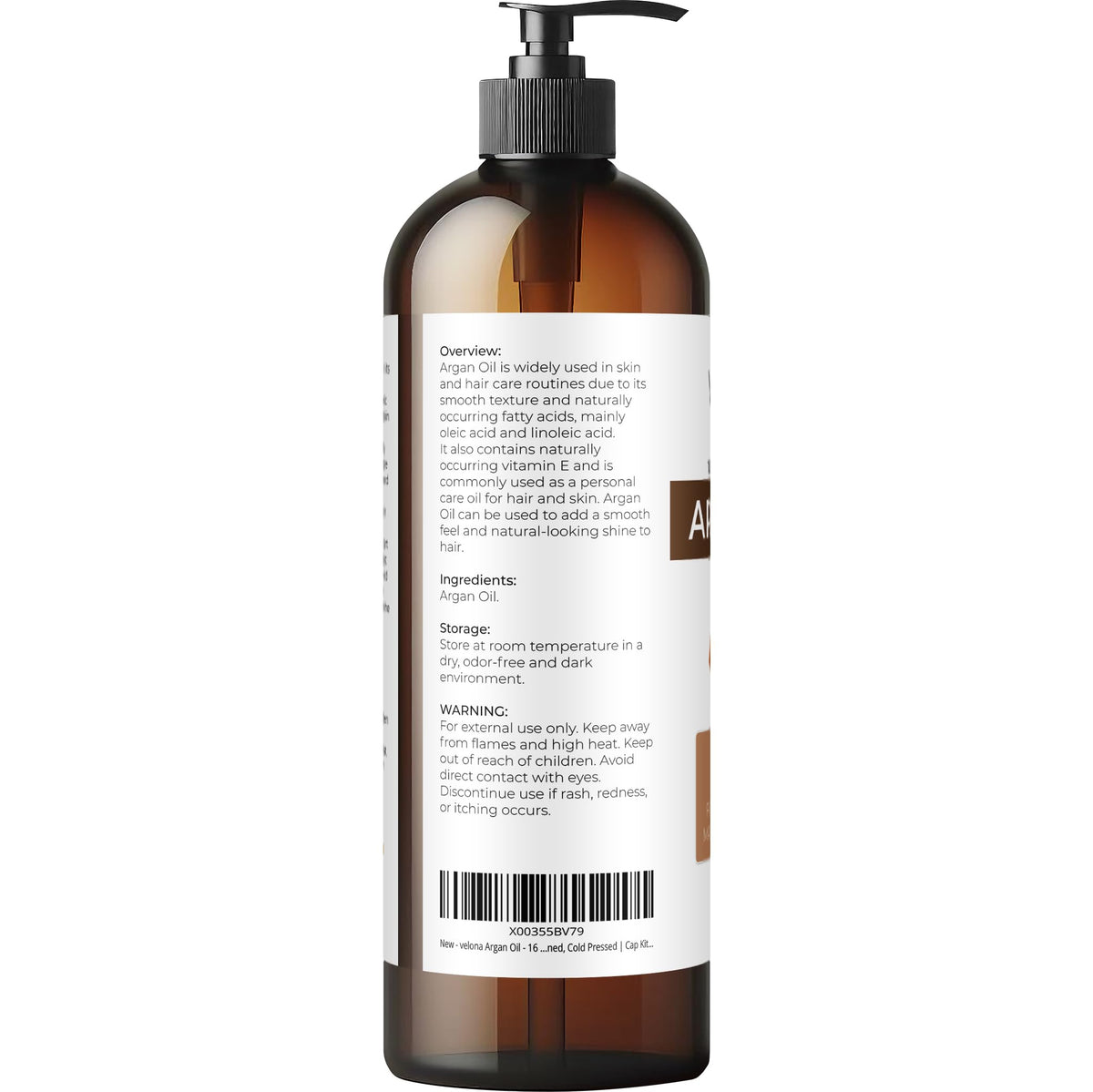 velona argan oil texture pour closeup showing silky finish and absorbency