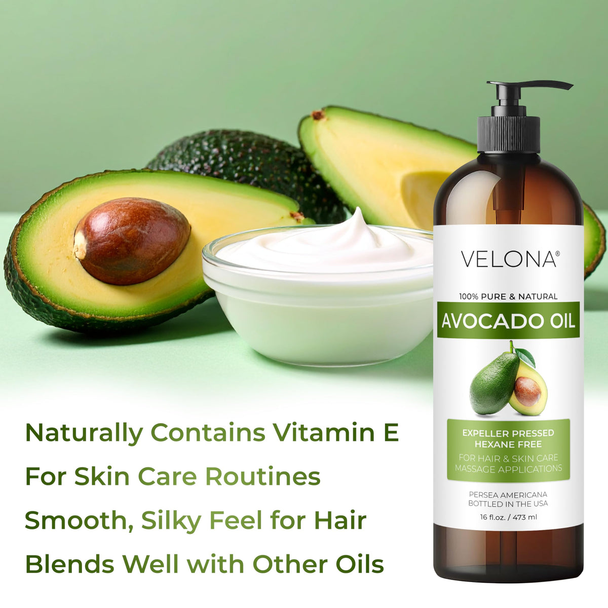 velona oil applied to hair in treatment demonstrating improved manageability