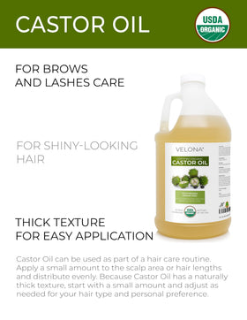 velona close-up texture of castor oil highlighting smooth, viscous consistency