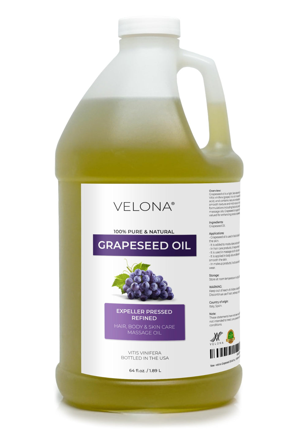 velona front bottle view showing clean packaging and quality