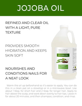 velona jojoba oil texture close‑up shows smooth clear oil for easy absorption benefit