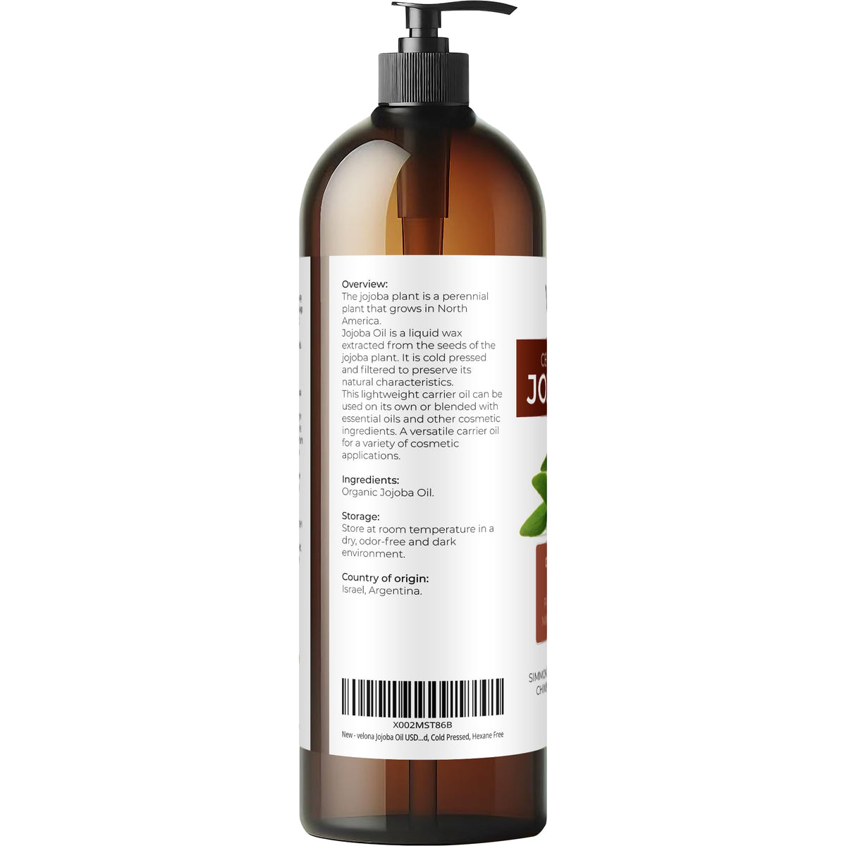 velona jojoba drop on fingertip showing lightweight texture and fast absorption benefit