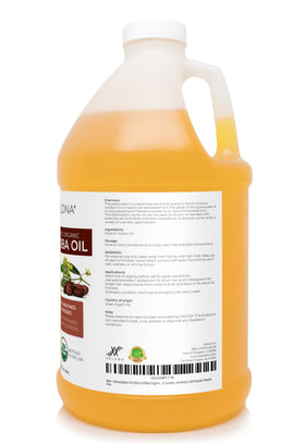 velona jojoba oil pouring from spout demonstrating easy dispensing