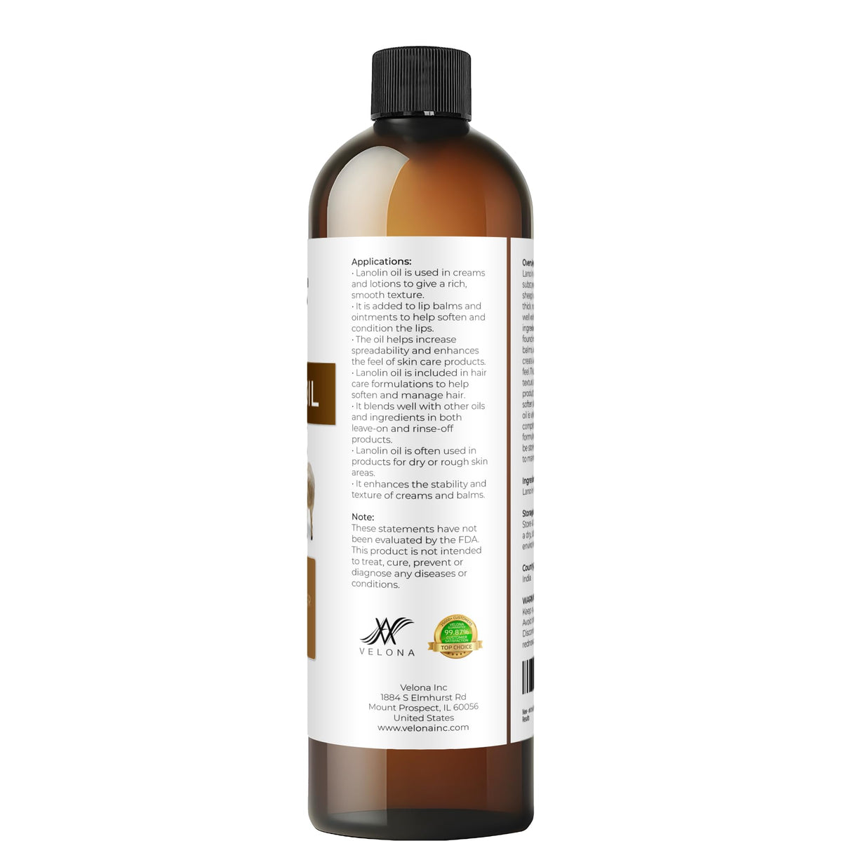 velona lanolin oil on hand application illustrating quick skin layering to lock in moisture