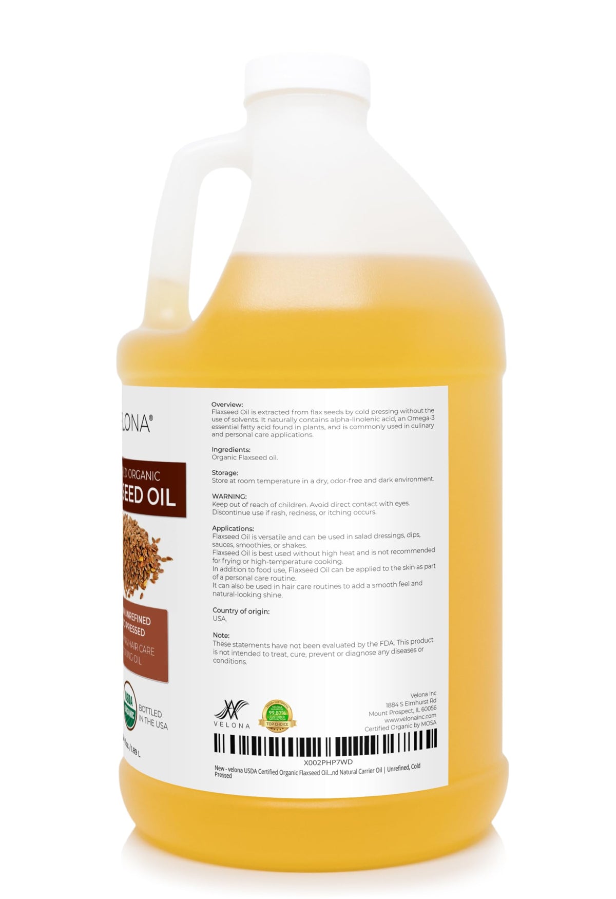velona flaxseed oil droplet texture close-up highlighting smooth, cold-pressed quality