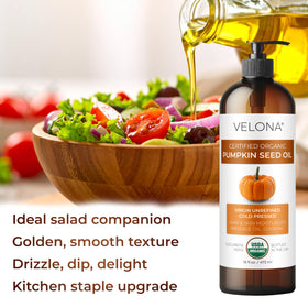 velona oil applied to hair ends showing smoothness and shine benefit