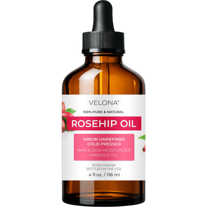 velona front bottle showing label and pure cold-pressed oil benefit