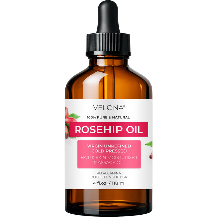 velona front bottle showing label and pure cold-pressed oil benefit