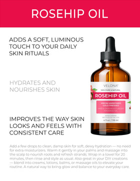 velona oil pouring to show silky texture and fast absorption benefit