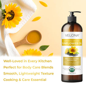 velona applied to skin in lifestyle shot demonstrating lightweight hydration