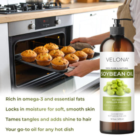 velona oil in skillet demonstrating high smoke point for frying