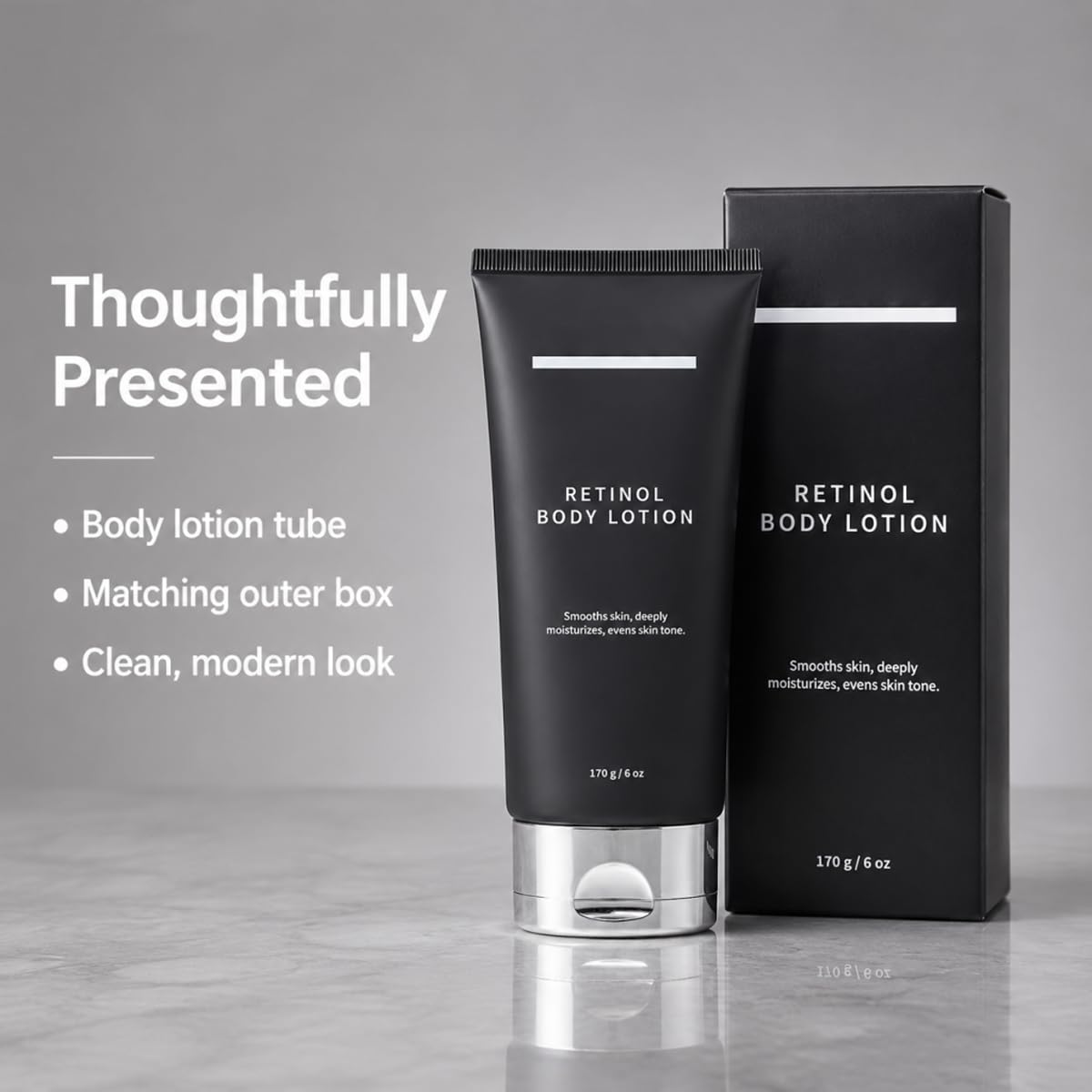 Veloxyn lotion texture on fingertip demonstrating lightweight spreadability and quick absorption