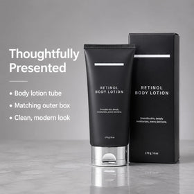 Veloxyn lotion texture on fingertip demonstrating lightweight spreadability and quick absorption