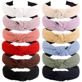 VELSCRUN front packaging display showing 12 headbands and tidy presentation benefit