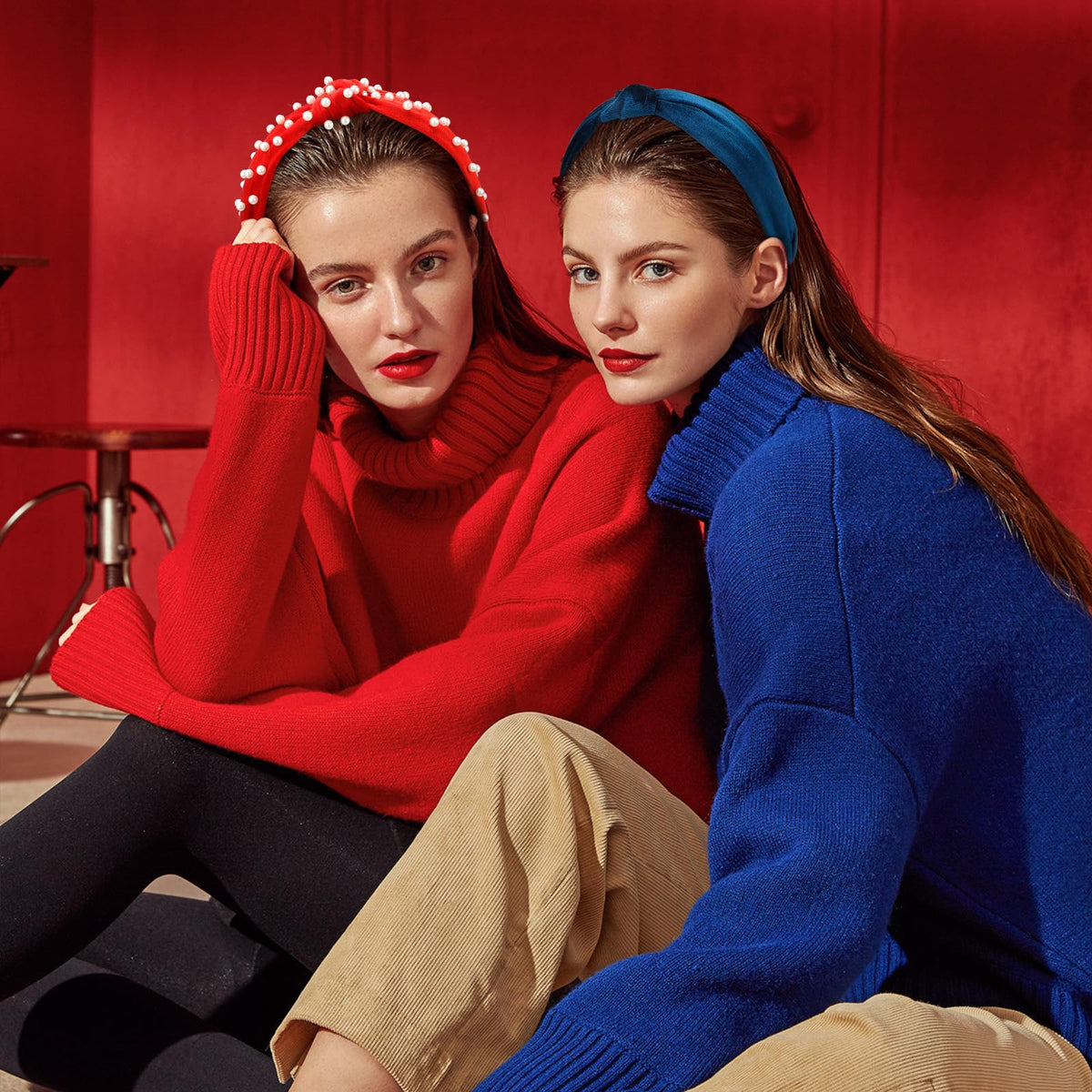 VELSCRUN styled with bright outfit in lifestyle scene, adds instant accessory impact