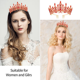VELSCRUN side view showing comb detail that secures the tiara for stable fit