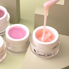 VENALISA bottle with manicure tools showing salon-quality results at home