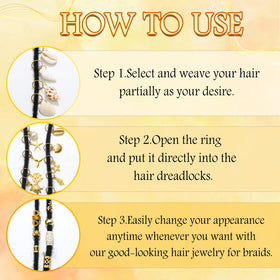 VENOFEN lifestyle image beach braid wearing shell charms for stylish vacation look