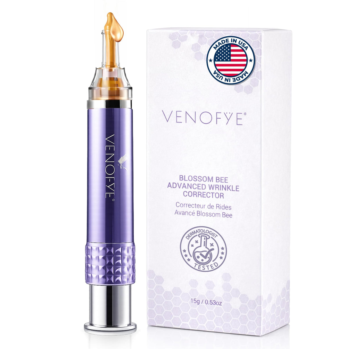 Venofye front packaging showing compact jar and branding for easy identification
