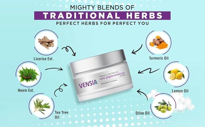 VENSIA cream texture close-up, highlights smooth hydrating consistency