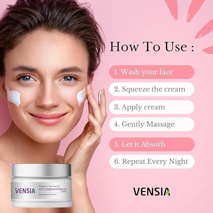 VENSIA white curcumin ingredient photo, emphasizes natural brightening action