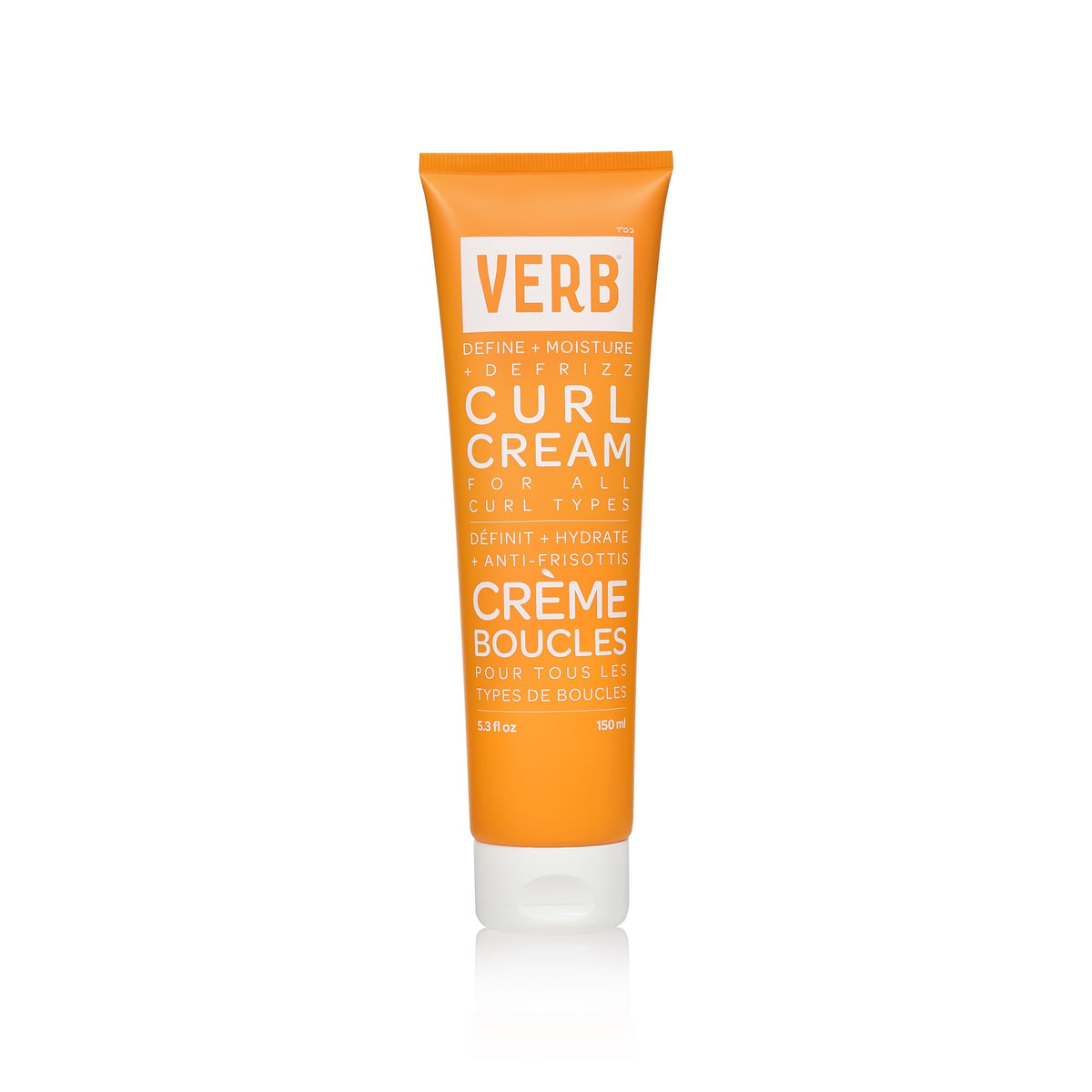 VERB curl cream front packaging showing product benefits and compact size