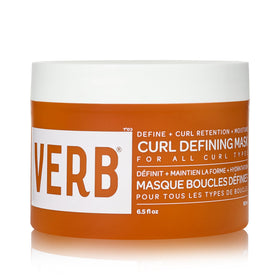 VERB front packaging of the Curl Defining Mask showing product and benefits