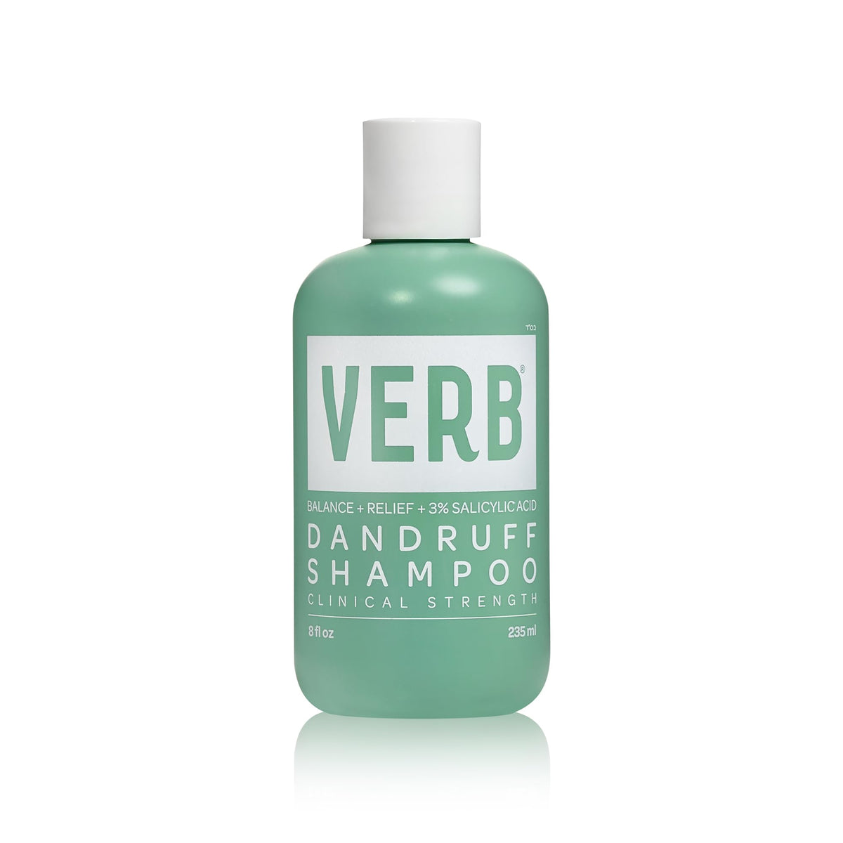 VERB bottle front packaging showing product name and size, conveys clinical relief